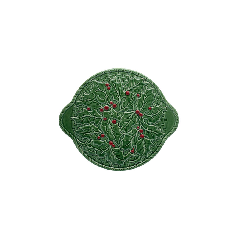 Holly Cake Plate