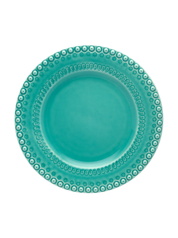 Fantasy Fruit Plate Aqua Green