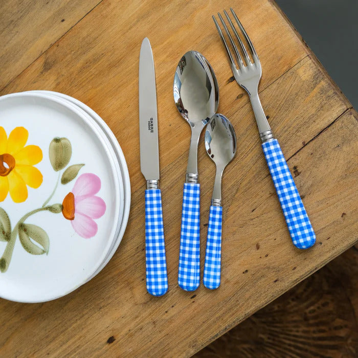 Gingham / Dinner Knife / Lapis Blue