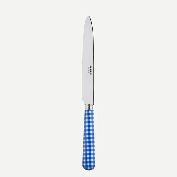 Gingham / Dinner Knife / Lapis Blue
