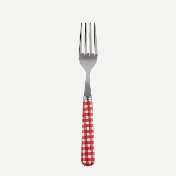 Gingham / Small Fork / Red