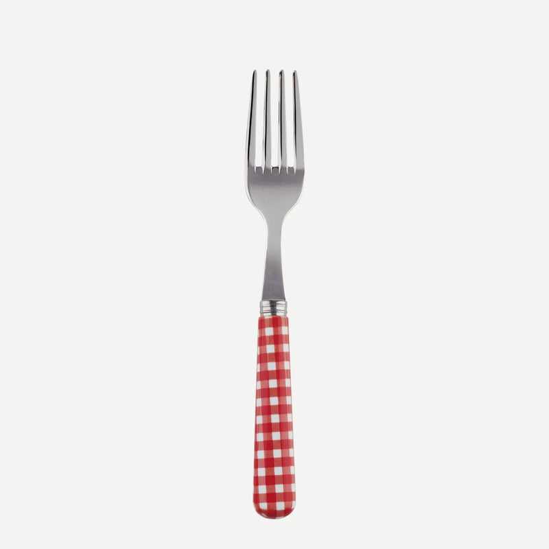 Gingham / Small Fork / Red