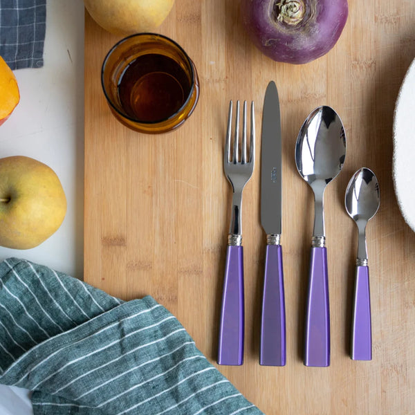 Icône/ 5 pieces cutlery set / Purple