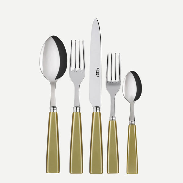 Icône/ 5 pieces cutlery set / Moss