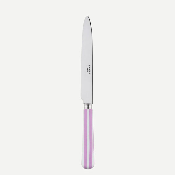 White Stripe / Dinner Knife / Pink