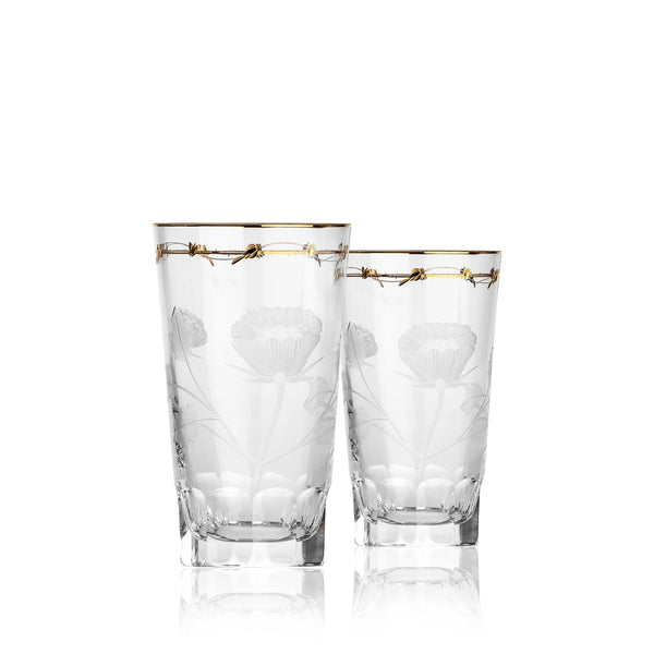 Paula Tumblers, 220 ml CLEAR S/2