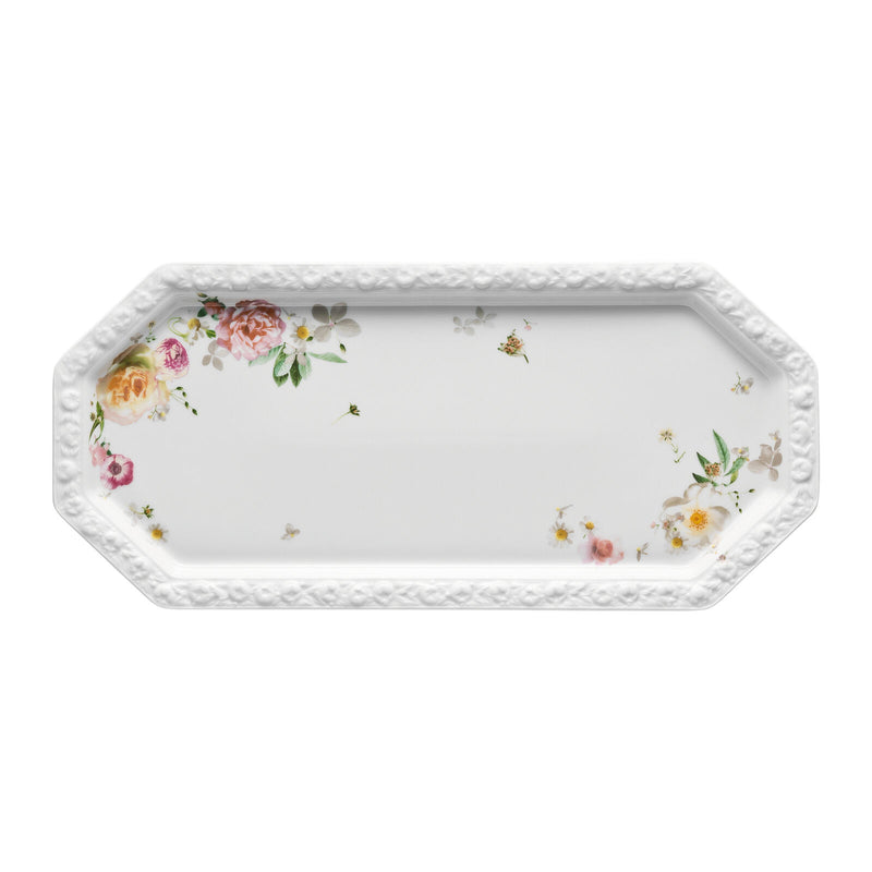 Maria  Pink Rose Sandwich Tray