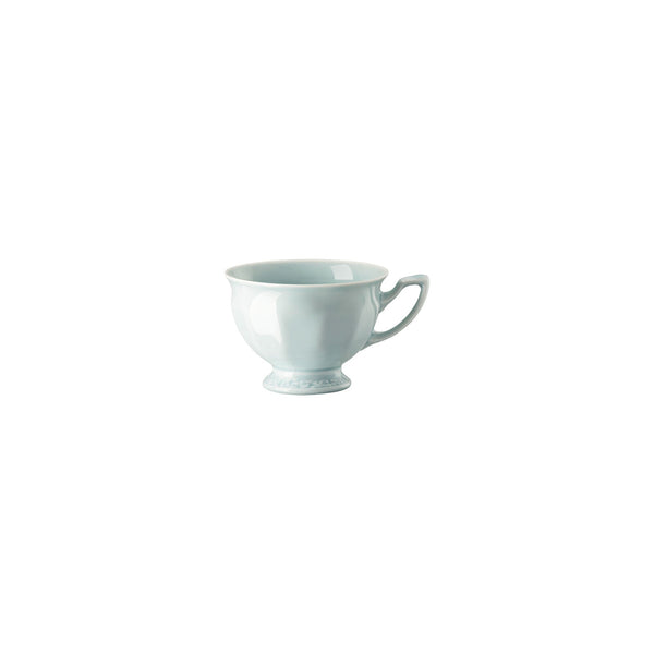 Set of Six Maria Pale Mint Tea Cups and Saucers