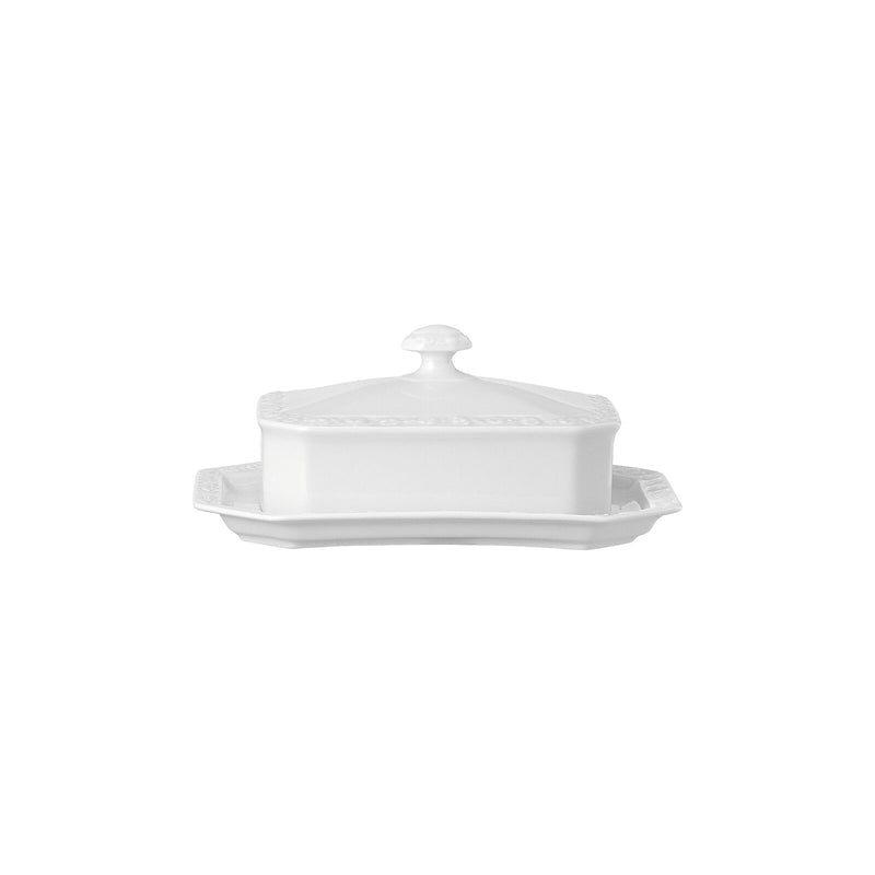 Maria Weiss Butter Dish White 250gm