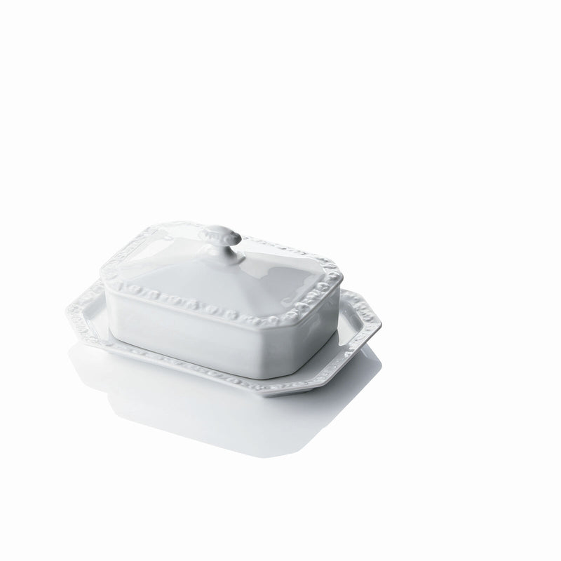 Maria Weiss Butter Dish White 250gm