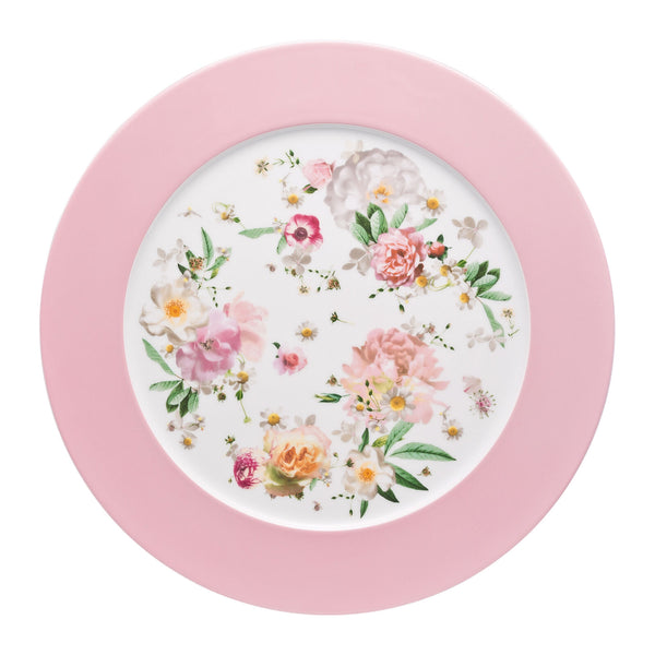 Maria Pink Rose Service Plate 33cm