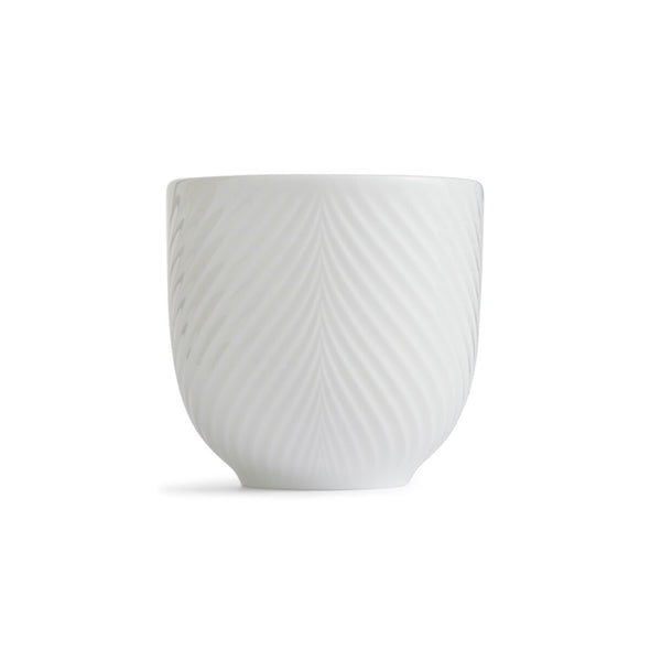 White Folia Single-Wick Candle