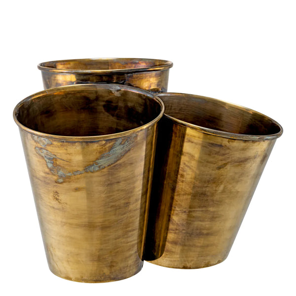 Wine Cooler Christian Vintage Brass Finish