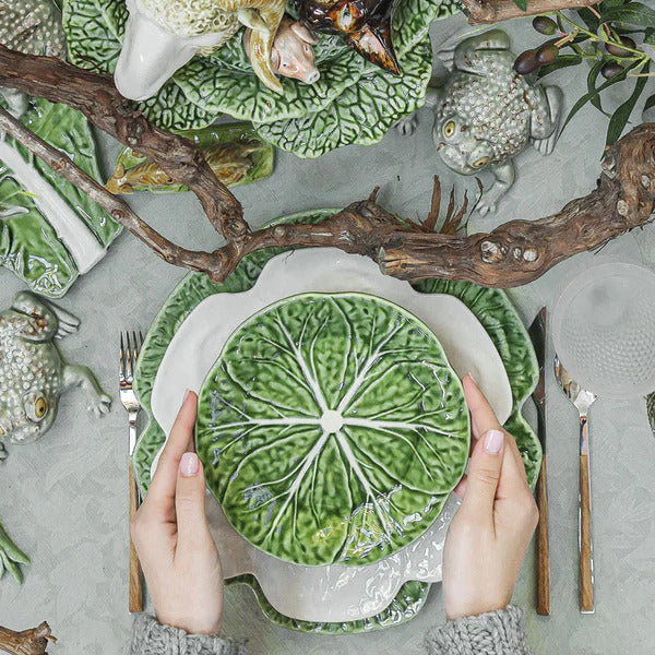 Cabbage Plate 19cm Natural