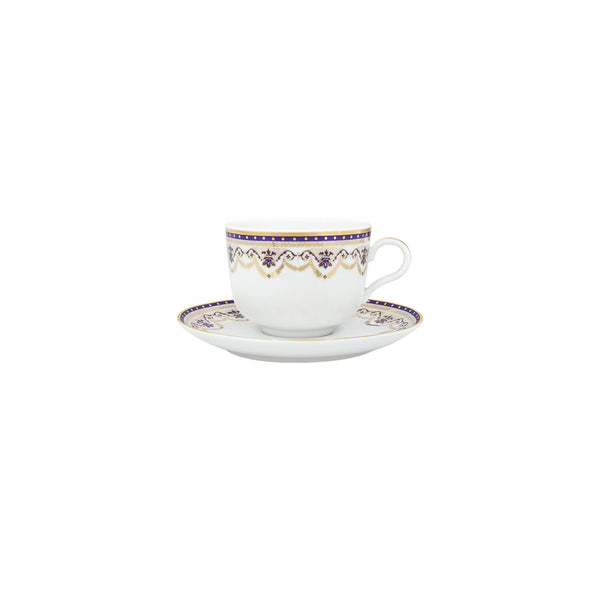 Set of 6 Mozart Tea Cups and Saucers