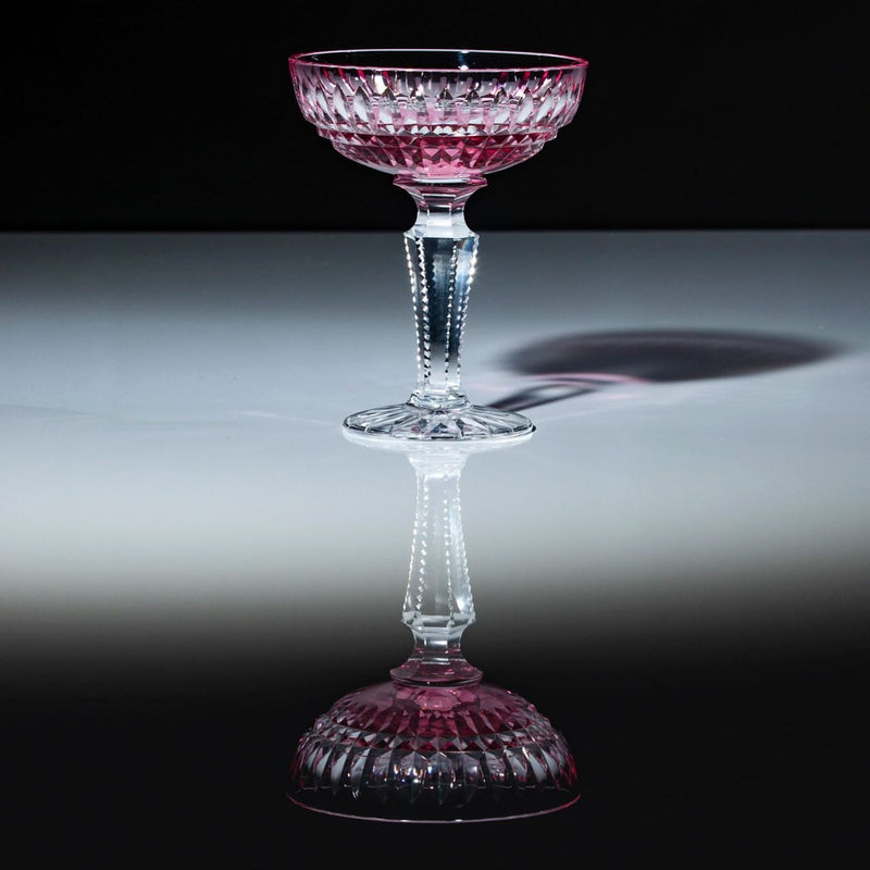 Seville Champagne Saucer Pink, Set of 6