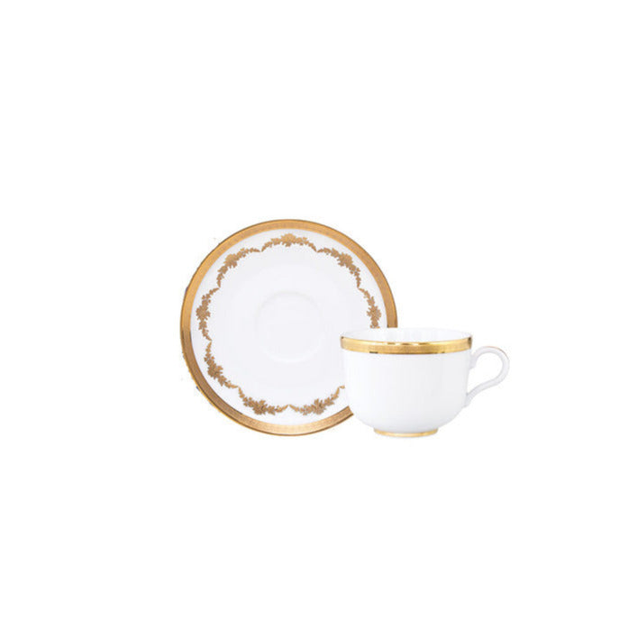 Porcel Imperio Gold Tea Set White
