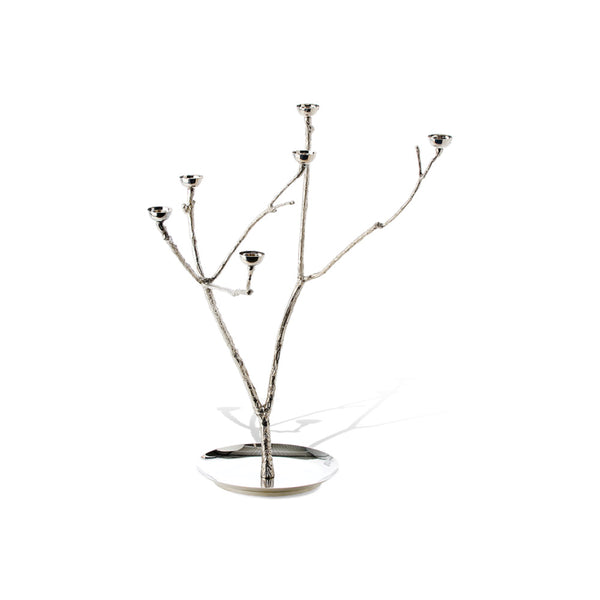 Twiggy Candle Holder Silver Large