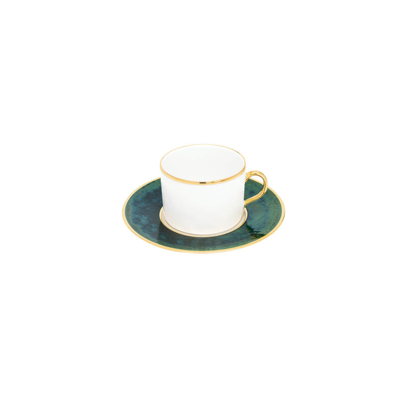 Lush Forest Set of 4 Tea Cups and Saucers