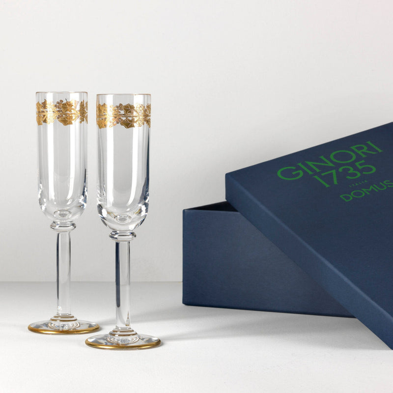 Marchese Flute Goblets S/2