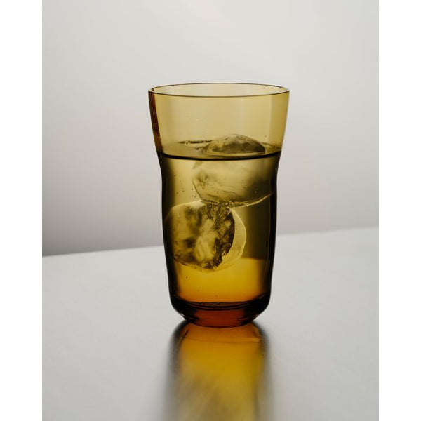 Domain Amber Flow Highball Glass S/6