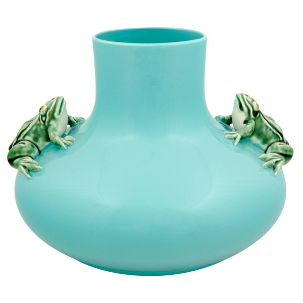 Large Vase Two Frogs