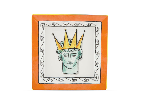 IL Viaggio Di Nettuno Rock Orange Squared Change Tray