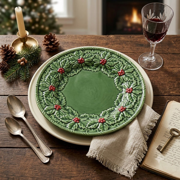 Holly Dessert Plate