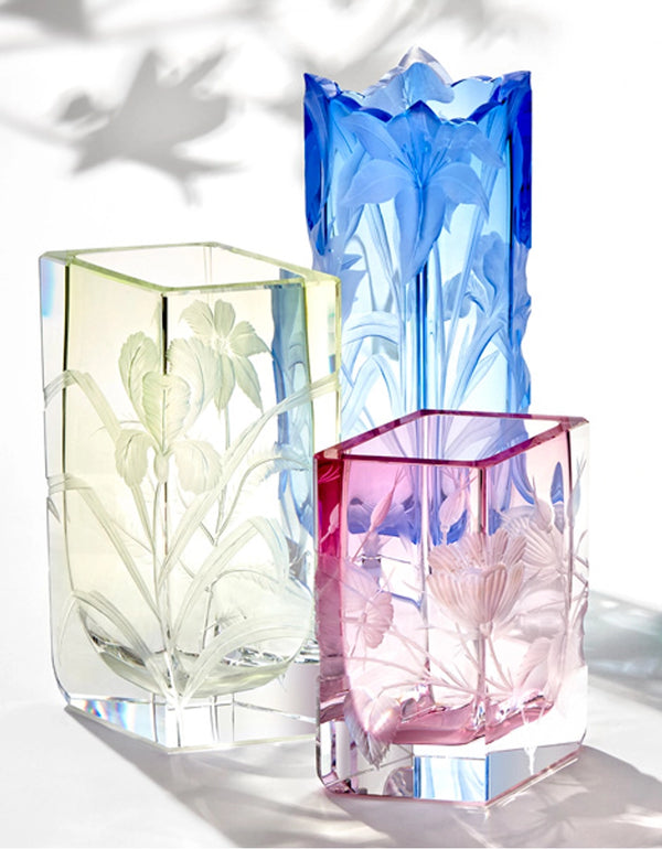 CHRYSIS VASE ROSE 18CM