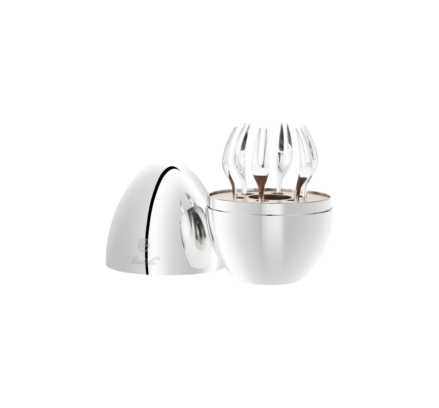 MOOD Yummy  6-Piece Silver-plated Cocktail Forks Set