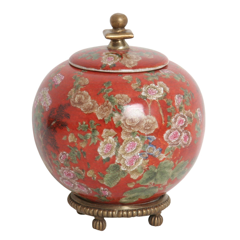 Canister Red with Lid