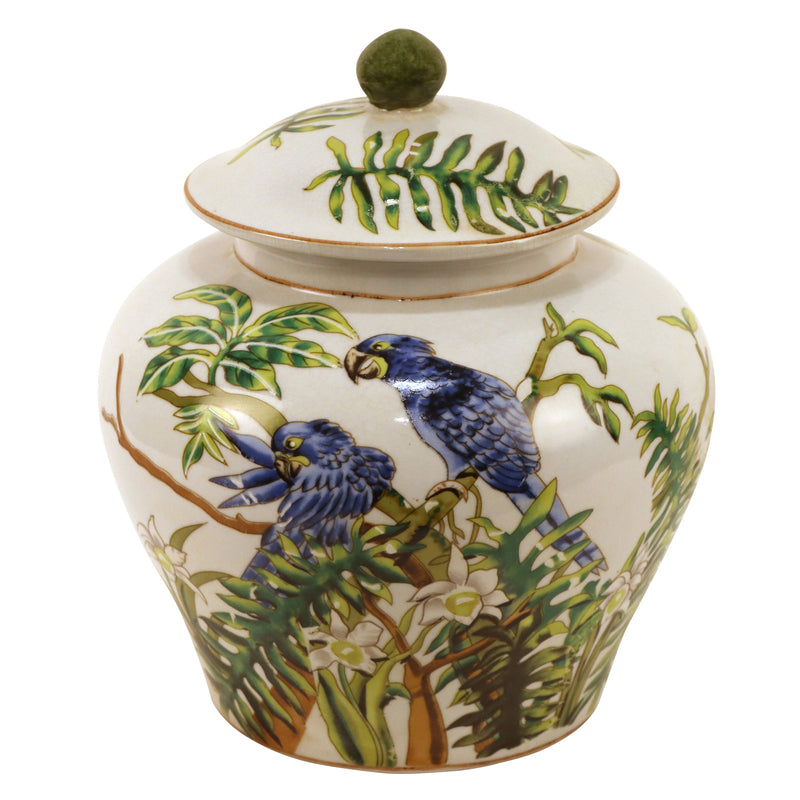 Blue Bird Chubby Temple Jar