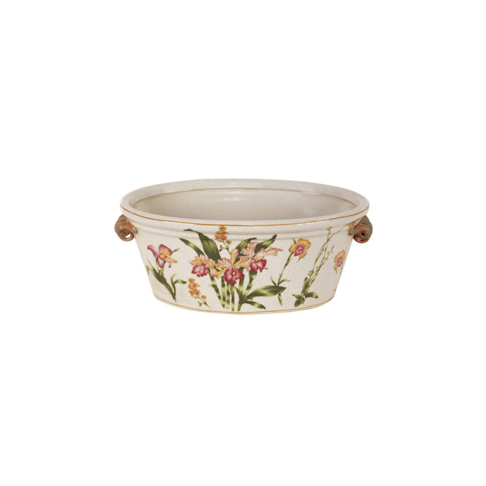 Orchid Oval Planter with Handles Now in India Mérci Dehradun