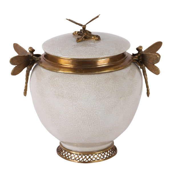 Canister with Dragonfly