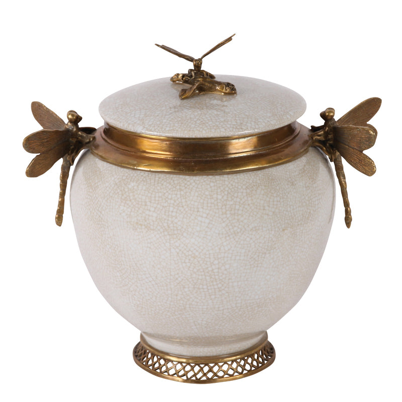 Canister with Dragonfly