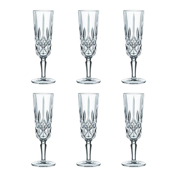 Noblesse Champagne Glasses, Set of 6