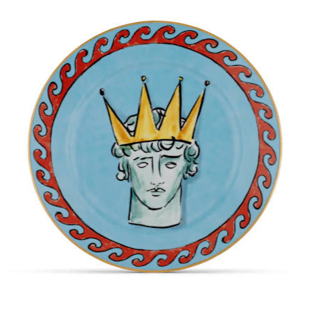 IL Viaggio Di Nettuno Dinner Plate Sea Blue