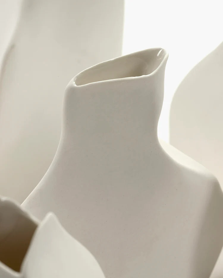 Flower Vase M White