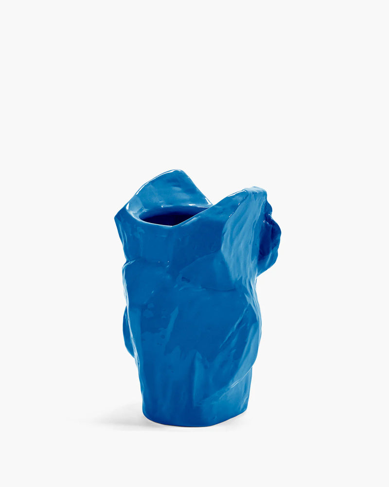 Owl vase S blue After Midnight