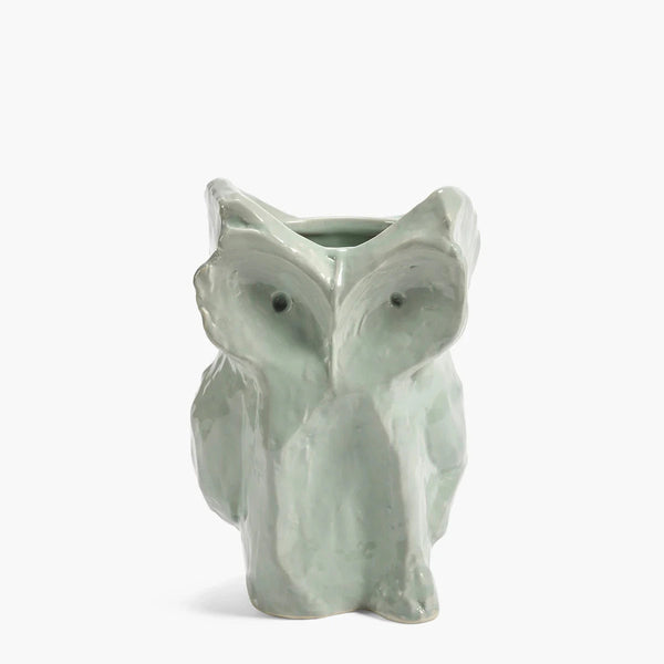Owl vase S light blue After Midnight