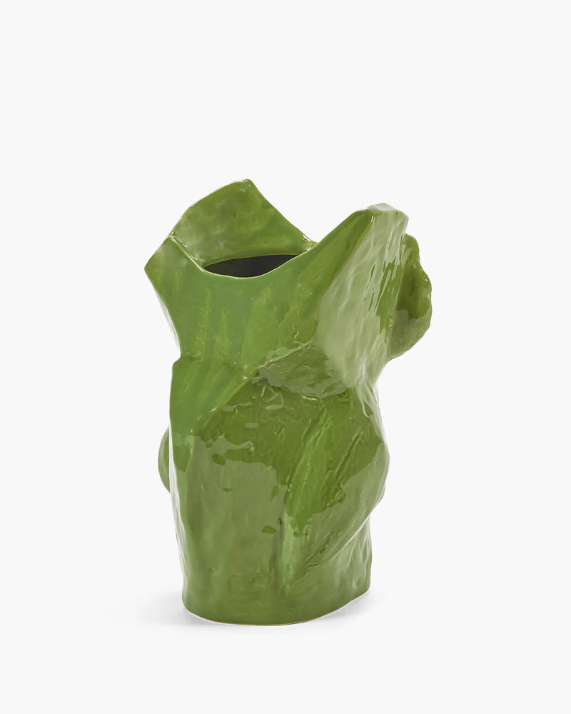 Owl vase S Green After Midnight
