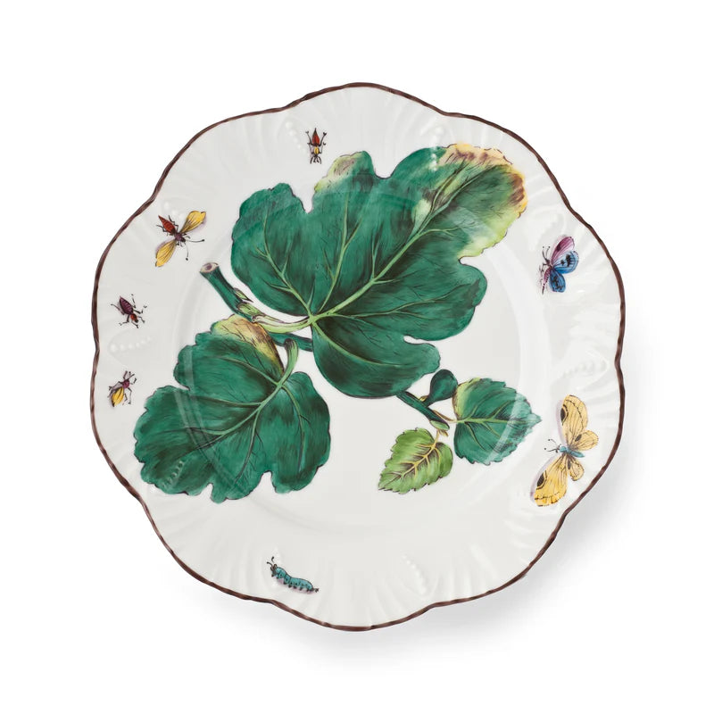 Feuillages 24-Piece Dinner and Dessert Plate Set