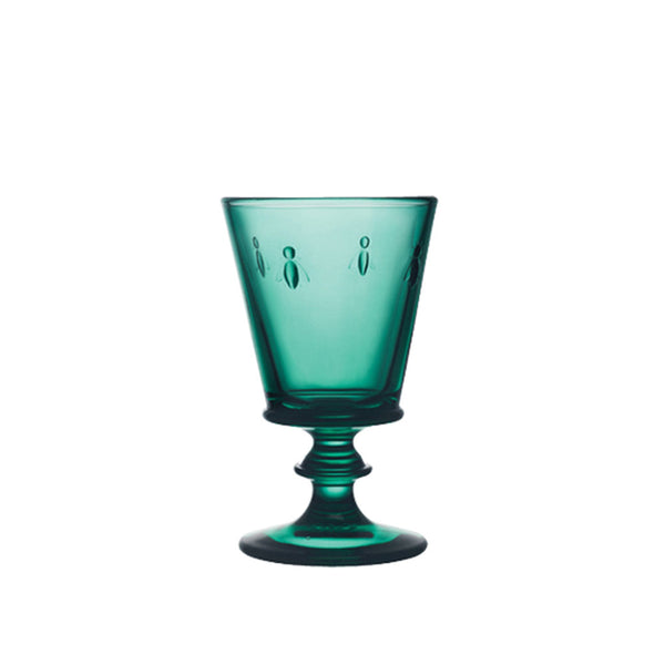 Abeille - Emerald Green Bee Wine Glass (Set of 6)