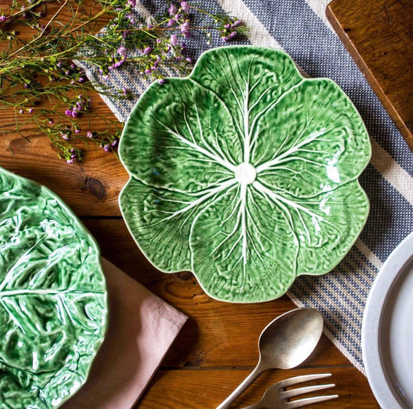 Cabbage Dinner Plate 26.5cm Natural