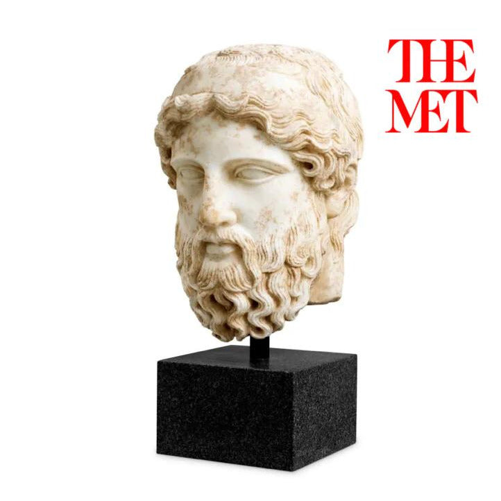 Bust Hermes Marble Antique Look
