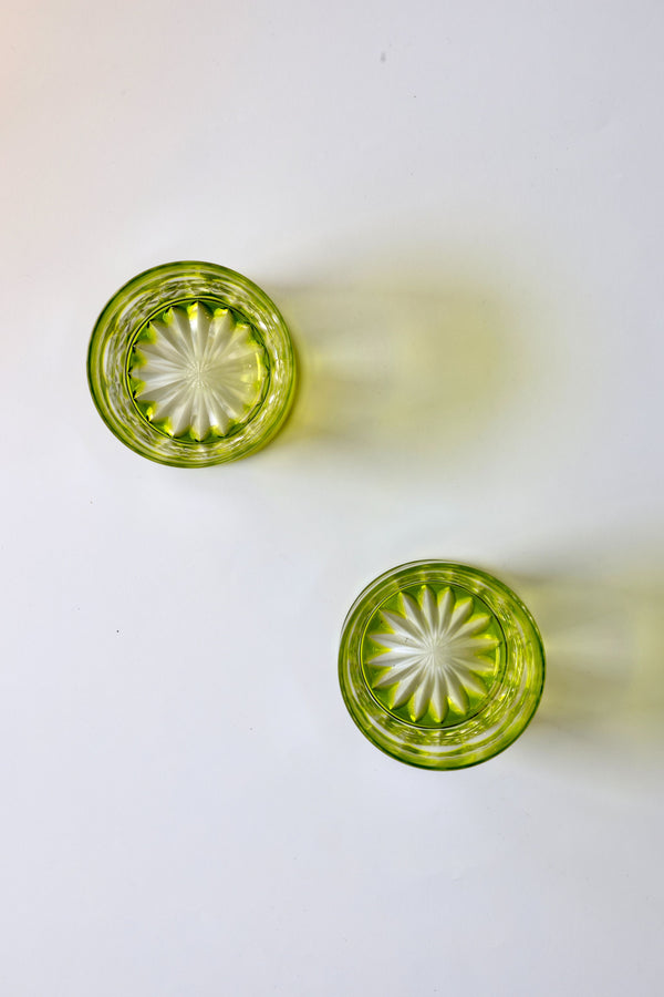 Chenonceaux Old Fashioned Tumbler Pastel Green, Set of 2