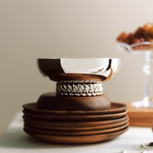 Babylone- Small Silver Plated Bowl