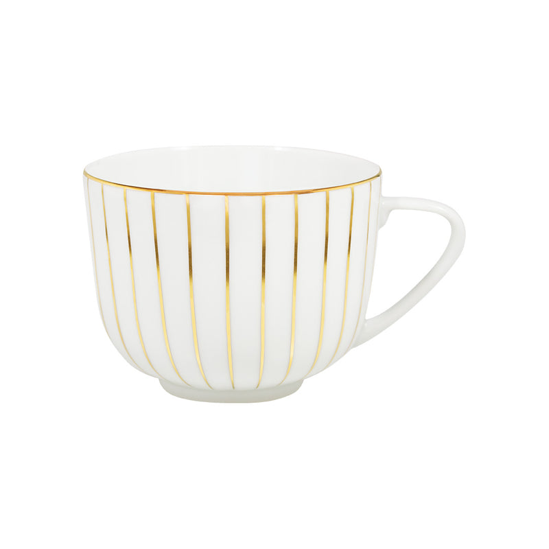 The Golden Orbit Set of Twelve Teacups and Saucers