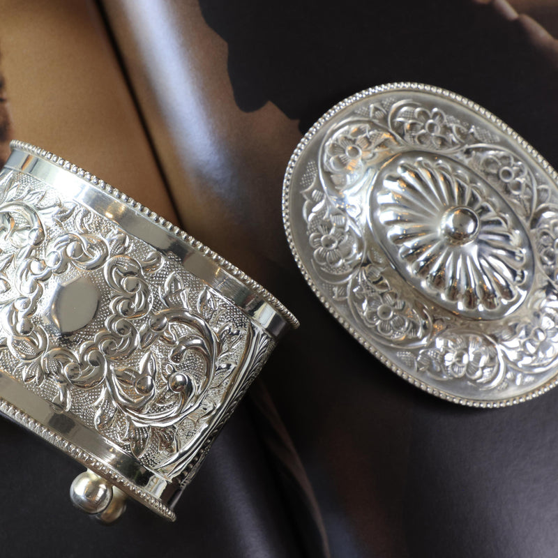 Silver Plated Box With Lid