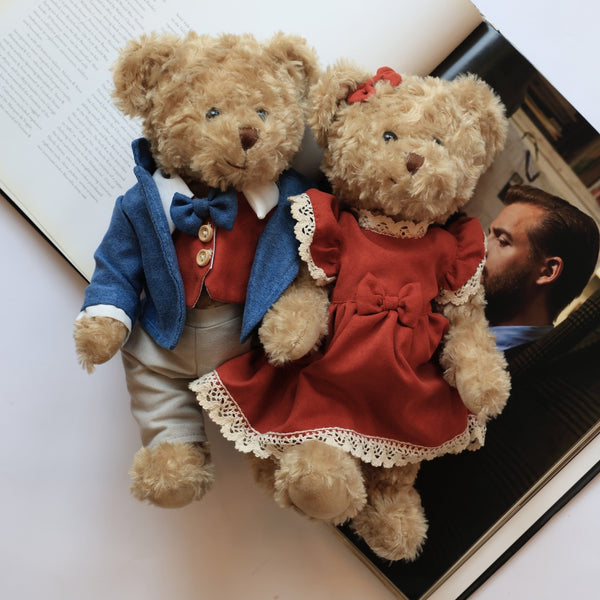 Harrods Style Bear Couple
